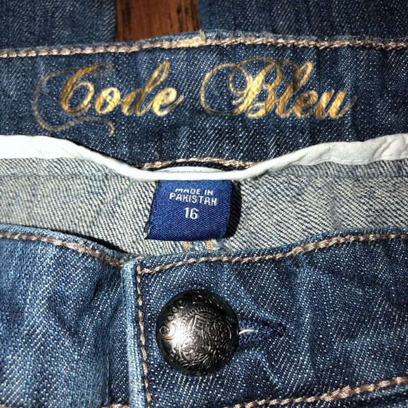 JEANS CODE BLEU - BRIGITTE SZ 16R -#0227-052019TR - Picture 3 of 7